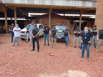 Vigilância Sanitária acompanha incineração de drogas apreendidas pela Polícia Civil.