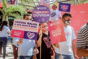 Bora Vacinar: Parnaíba recebe blitz educativa de incentivo a vacinação no Piauí