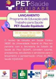 Sesapi e UFPI lançam PET Saúde: Equidade e firmam cooperação técnica nesta segunda-feira (6)