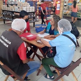 CEREST de Parnaíba realiza inspeções em saúde do trabalhador em supermercados do município