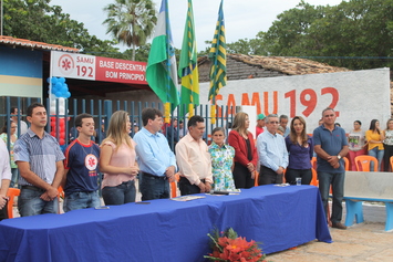 Municípios recebem base do SAMU e Unidade Mista de Saúde