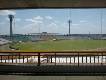 Vigilância Sanitária fiscaliza estádio Albertão para a final do Campeonato Brasileiro da Série D